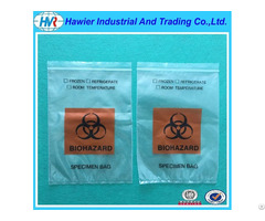 Free Samples Specimen Ziplock Bag With Logo Biohazard