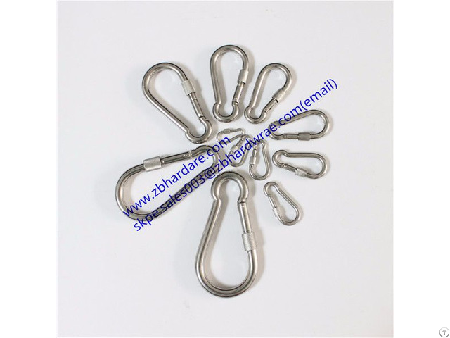 Made In China Stainless Steel Snap Hook With Screw