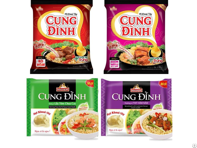 Cung Dinh Instant Noodles 80gr Bag