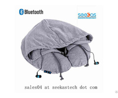 Bluetooth Travel Pillow For Music And Phone Talking Hands Free