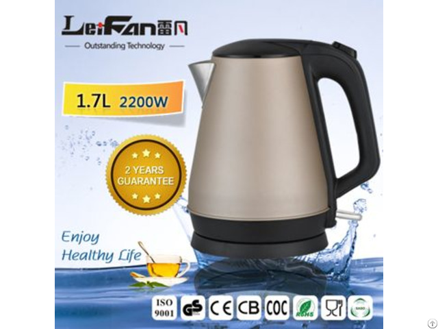 Stainless Steel Electric Kettle Black