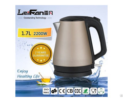 Stainless Steel Electric Kettle Black