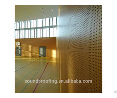 Acoustic Wood Panels Perforated Pattern For Office