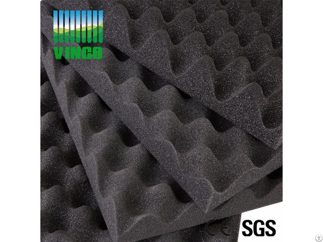 Wavy Flexible Installation Authentic Sound Foam Church Egg Crate Acoustic Foams For Sale