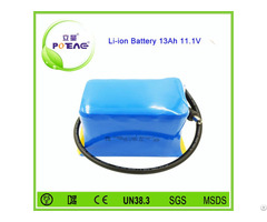 Power Safe Rechargeable 18650 Li Ion Battery 12v 13ah