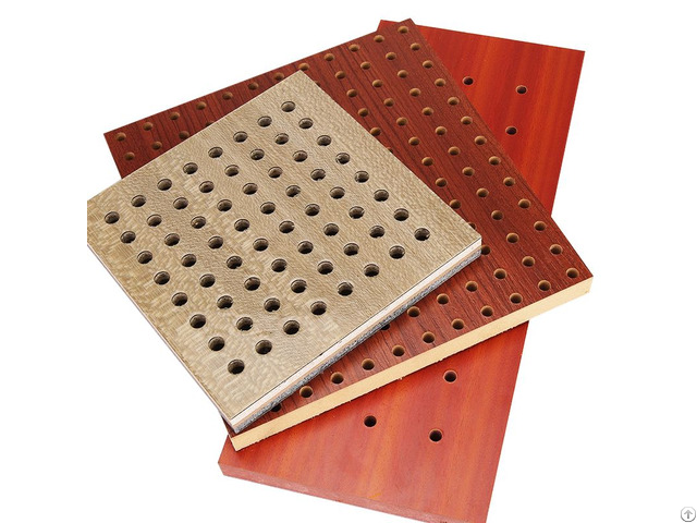 Perforated Wooden For Audiometric Boot Acoustic Panels Wood Recording Studio Equipment