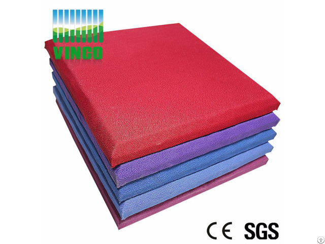 High Quality Fireproof Eco Friendly Fabric Acoustic Panels