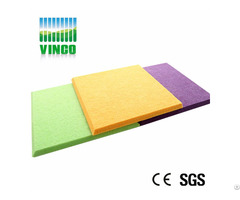Decorative Polyester Fiber Panel Wall Coating Panels With Embossed Deisgn