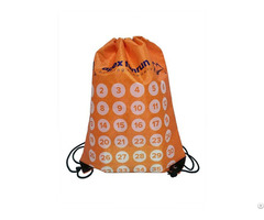 Polyester Drawstring Dports Backpack Gym Bag