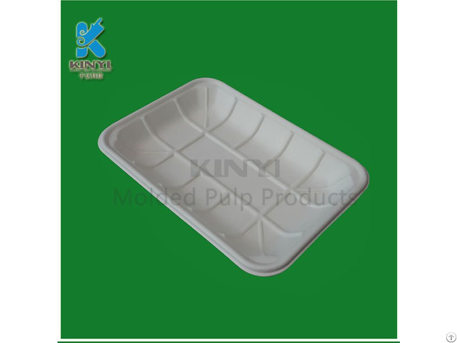 Custom Recycled Molded Pulp Bean Tray Packaging