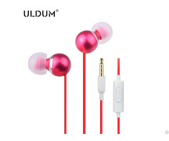 Cherry Shape 3 5mm Plug Stereo Deep Bass Earbuds Handfree Cheap Earphone For Android Cellphone