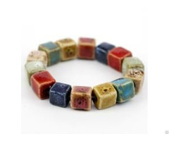 Colorful Ceramic Square Beads