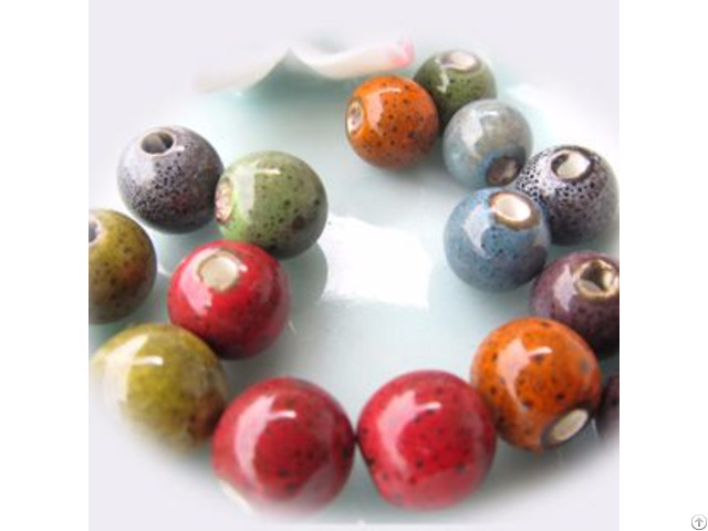 Leopard Ceramic Beads