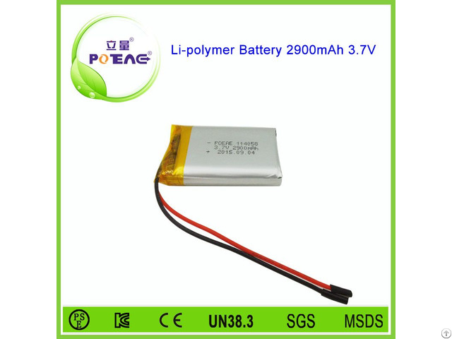 Protection Board 114058 3 7v 2900mah Li Polymer Battery