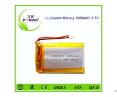 Manufacturer 503450 3 7v 1000mah Polymer Lithium Battery