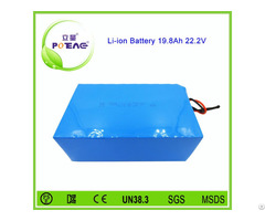Korean 18650 Cell 20ah 24v Rechargeable Lithium Ion Battery Pack