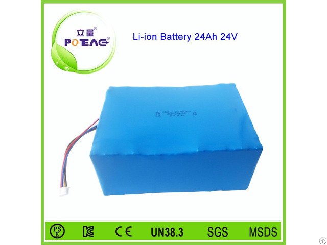 Deep Cycle Golf Cart Lithium Battery 24v 24ah 18650