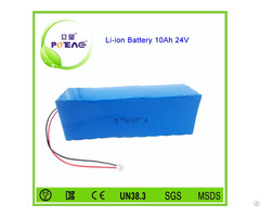 Paypal Acceptable Rechargeable 10ah 24v Mini Lithium Ion Battery Pack