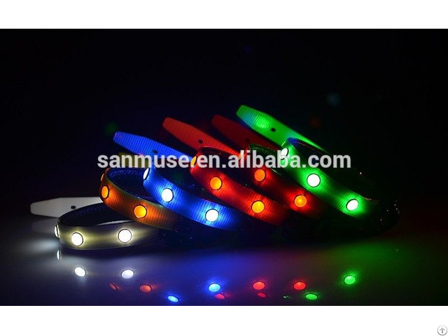 Hot Selling Fashion Christmas Flashing Led Dog Collar