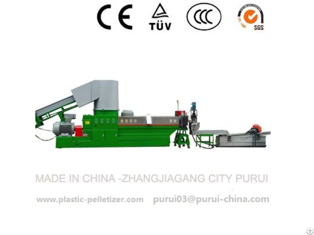 Waste Pe Pp Film Granulation Machine