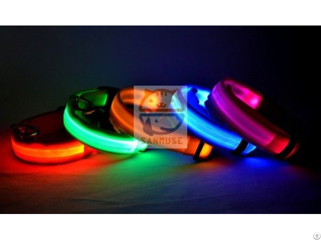 Usb Charging Flash Led Pet Collar