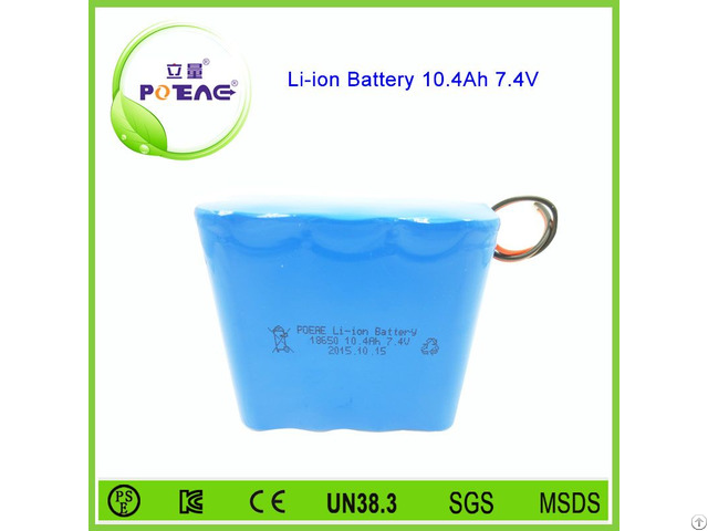 Wholesale Price 10 4ah 7 4v Portable Li Ion Battery Pack