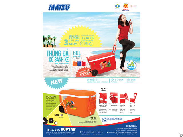 Cooler Box 60l Duy Tan Plastics