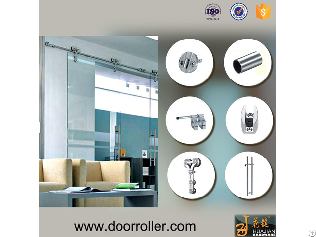 Modern Heavy Duty Stainless Steel Barn Door Hardware