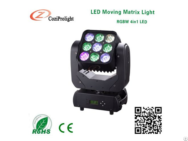 4in1 Mini Led Moving Head Matrix Stage Light