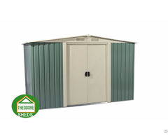 Garden Metal Shed Apex Roof 10x8ft