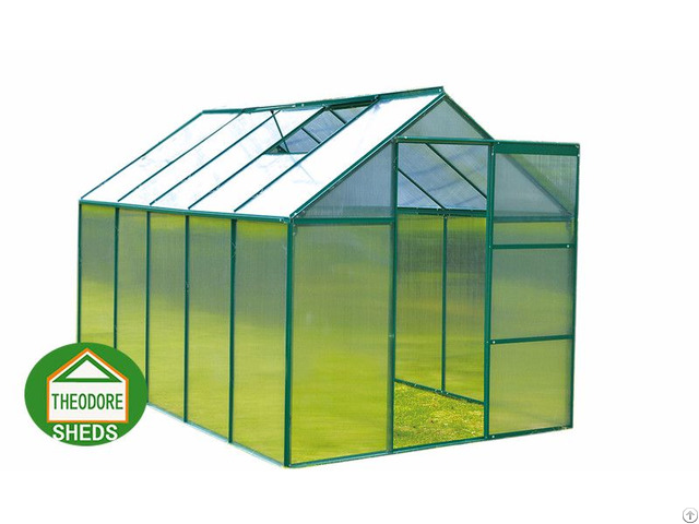 Aluminum Greenhouse 10x6 Ft Green