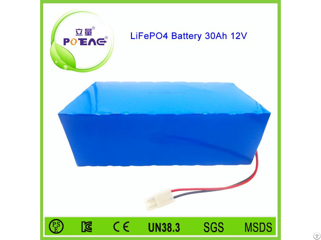 Long Cycle Life 26650 Lifepo4 12v 30ah Battery Pack