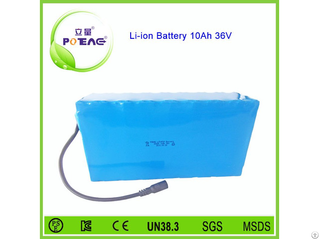 Cylindrical 11s3p 26650 36v 10ah Lithium Battery Pack