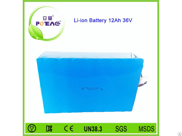 Lifepo4 Type 9 Years Experience Customized 36v 12ah Li Ion Battery Pack