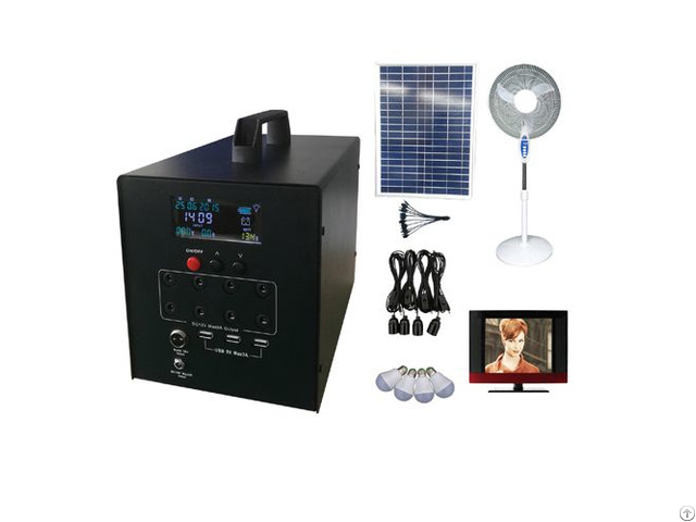 60w Solar Systems With Tv Fan