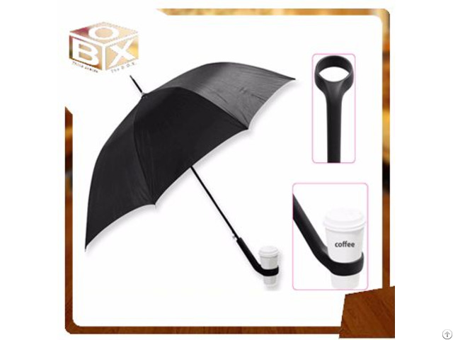 Coffee Cup Holder Outdoors Straight Umbrella