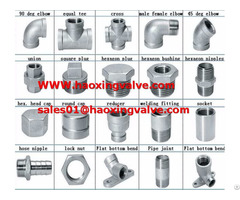 Stainless Steel 304 316 Din Jis Ansi Threads Pipe Fittings Tee Union Elbow Socket Nipple Cap