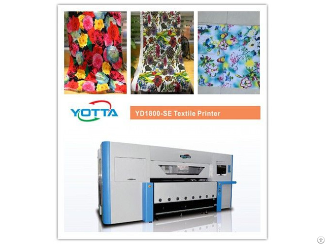 Large Format Textile Floral Printing