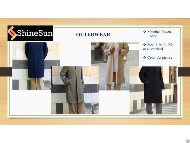 Muslim Clothing For Men Outerwear