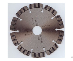 Turbo Segmented Diamond Blade With Low Noise Laser Cutting Slot