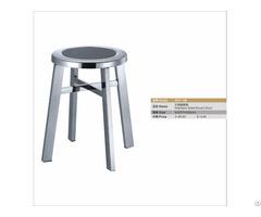 Stainless Steel Round Stool Fixed