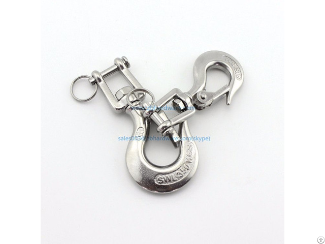 Swivel Sling Hook With Latch Industrial Grade Lifting Rigging Hardware Forged