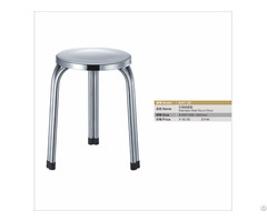 Stacking Stainless Steel Round Stool