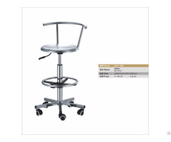 Stainless Steel Bar Stool With Footrest