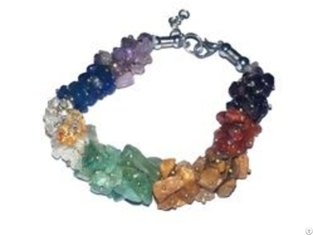 Seven Chakra Chips Bracelet