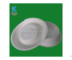 Biodegradable Waterproof Molded Pulp Dog Bowls Wholesale