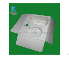 Biodegradable Waste Pulp Molded Fiber Packaging Custom