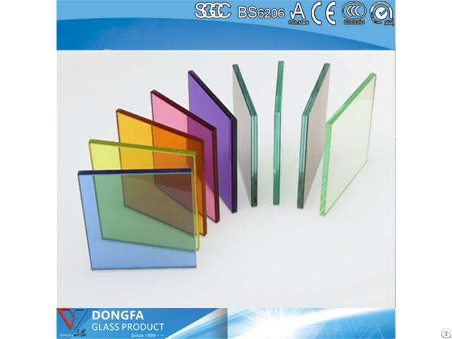 Clear Or Colored Laminated Glass