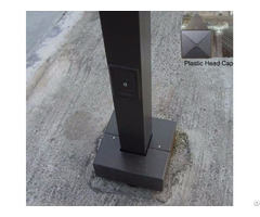 Square Lighting Pole For Led Lights
