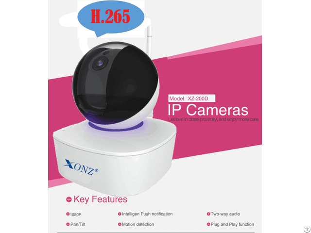 Indoor H 265 2megapixel Ptz Ip Camera